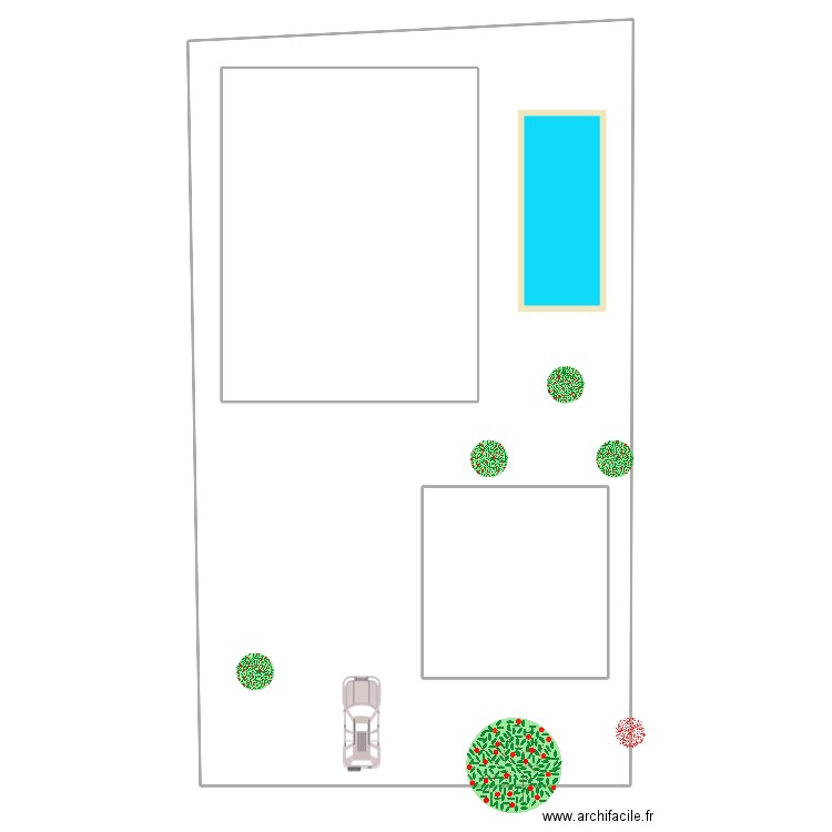 LOTE F - Ben. Plan de 3 pièces et 1258 m2