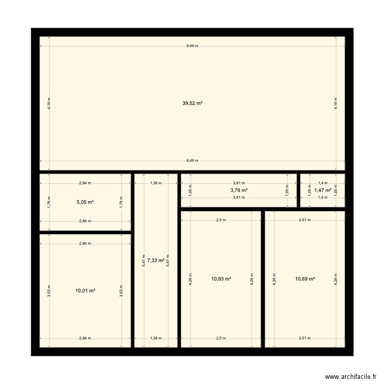 Plan maison Gaillagues garage indépendant 2506. Plan de 0 pièce et 0 m2