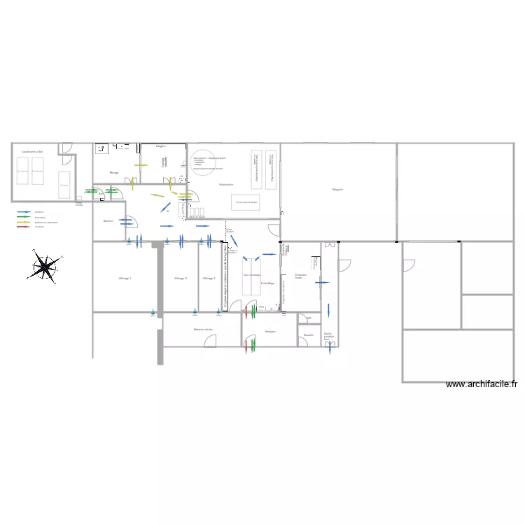 Fromagerie de la Souleuvre. Plan de 