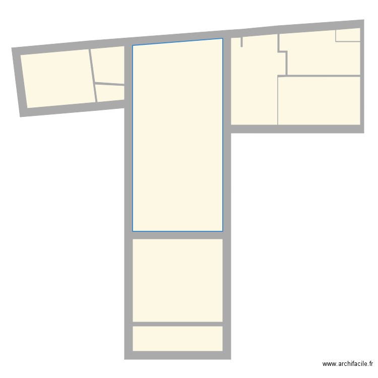 PALARDY RDC. Plan de 10 pièces et 174 m2