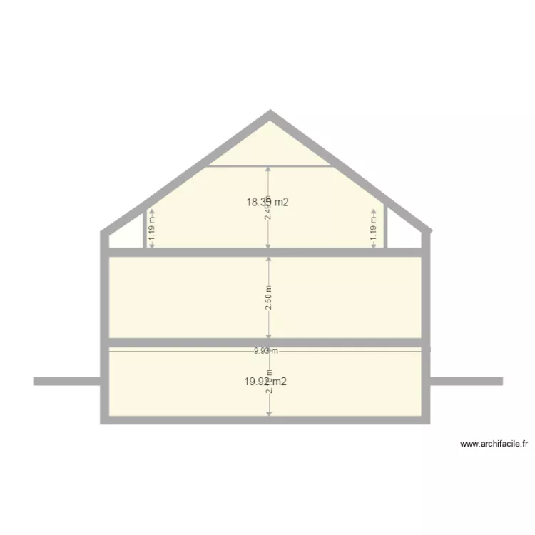 Achour Coupe 3. Plan de 