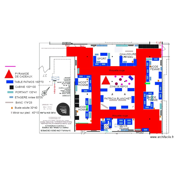 Cèdre. Plan de 0 pièce et 0 m2