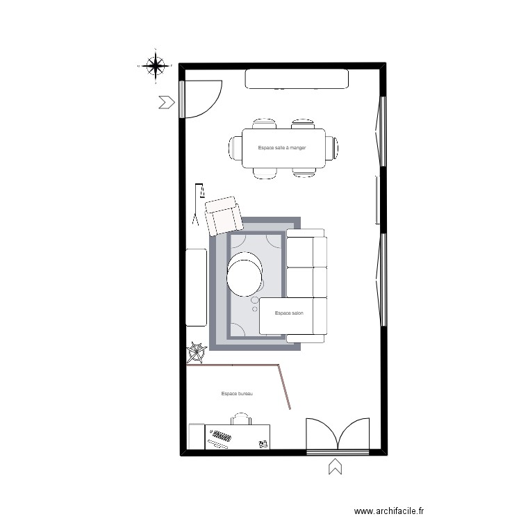 plan audrey meubles. Plan de 0 pièce et 0 m2