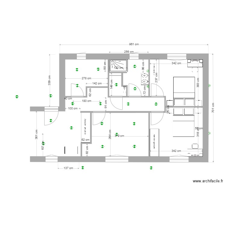 Guillaume Chambre 30 nov 2022  F. Plan de 4 pièces et 32 m2