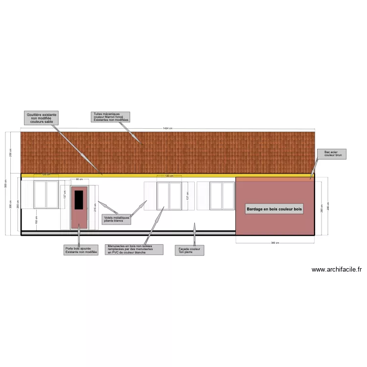 11 JF Fa&ccedil;ade Projet 15 02 23. Plan de 