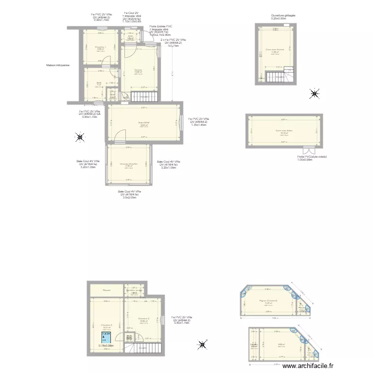 BOURET Alain. Plan de 