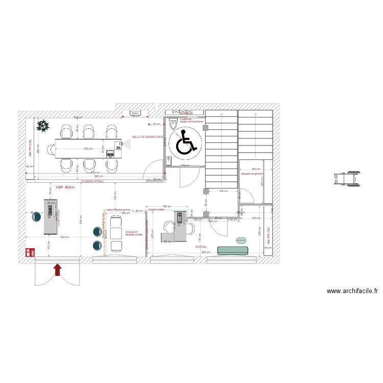 notaire rdc cuisine. Plan de 0 pièce et 0 m2