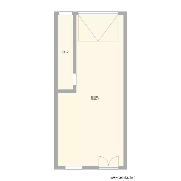garage. Plan de garage. Plan de