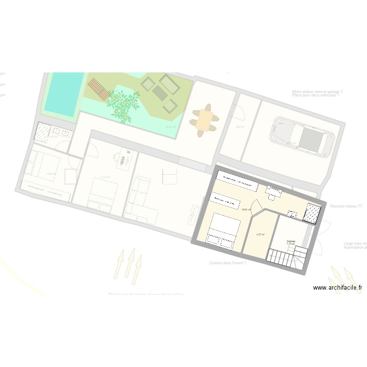 MAISON MELISSA. Plan de 0 pièce et 0 m2