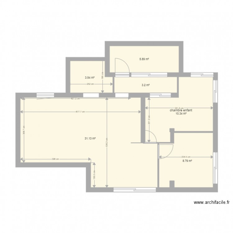 2 pieces etage 1. Plan de 0 pièce et 0 m2