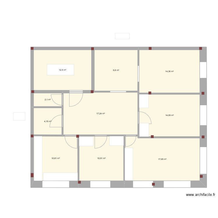 plan 14 oct 16. Plan de 10 pièces et 114 m2