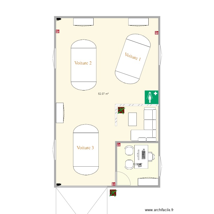 garage1. Plan de 0 pièce et 0 m2