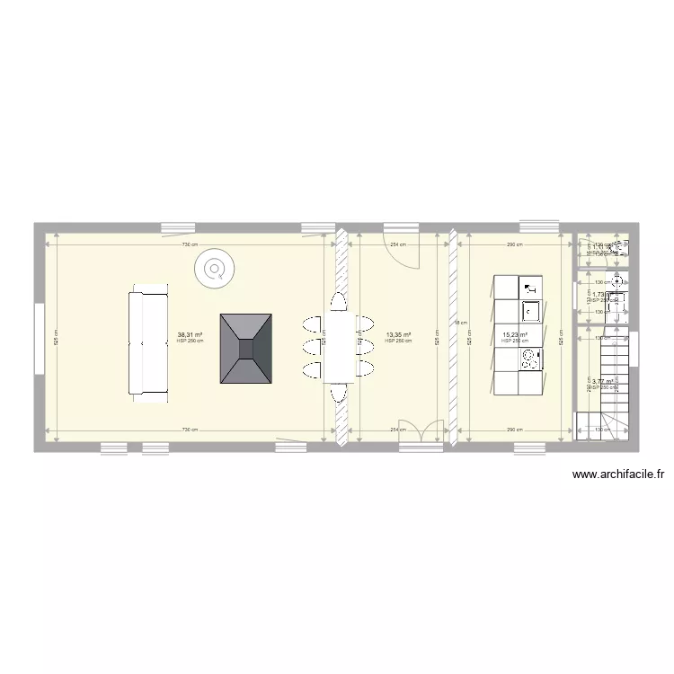la colombière RDC. Plan de la colombière RDC. Plan de