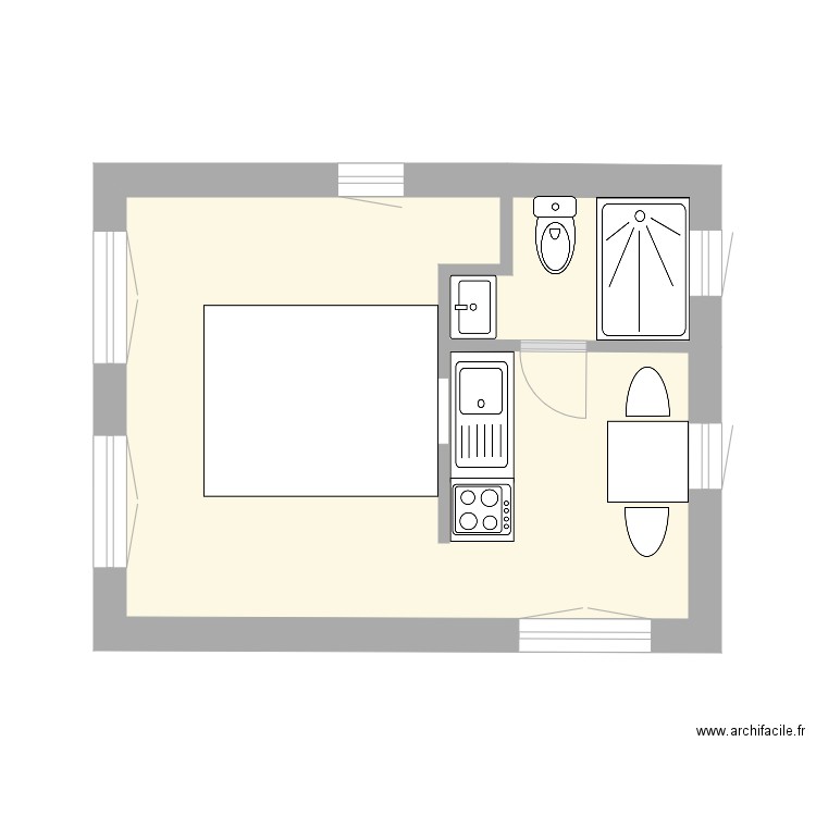 Studio Kostos 1. Plan de 0 pièce et 0 m2