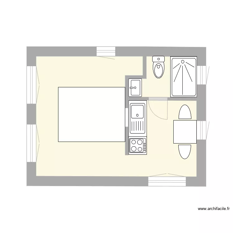 Studio Kostos 1. Plan de 