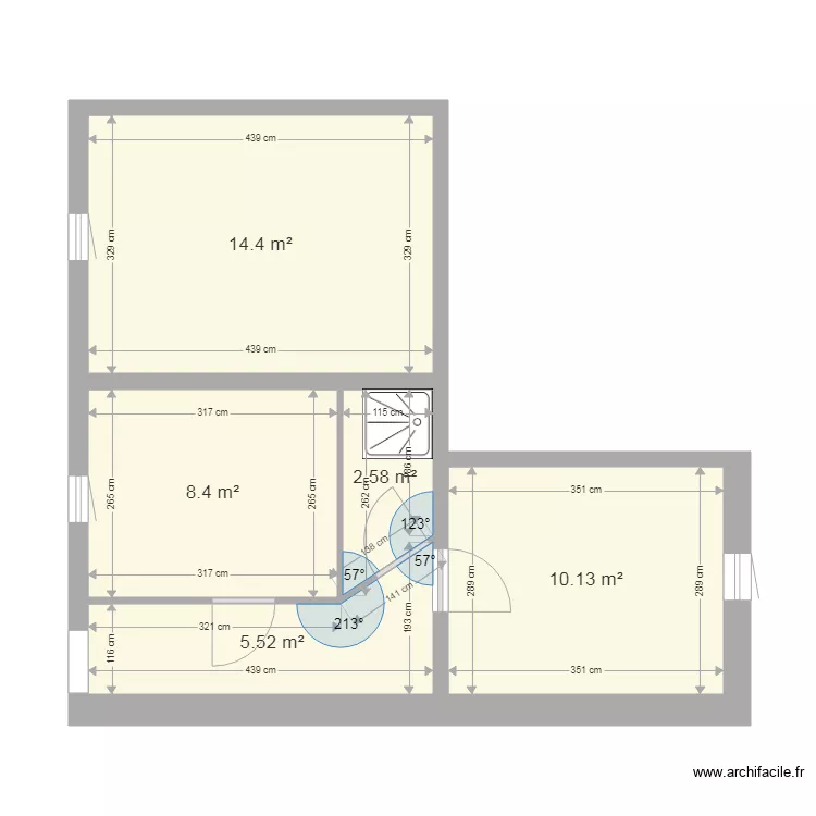 barby 2 etage. Plan de barby 2 etage. Plan de