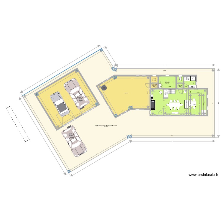 PLAN 26 22. Plan de 11 pièces et 513 m2