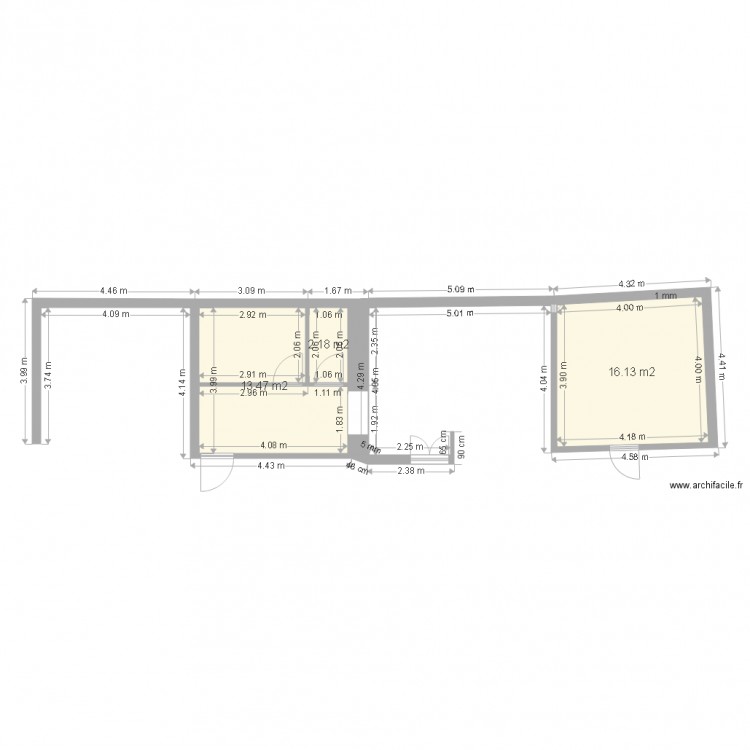 MartinAppartF2. Plan de 0 pièce et 0 m2