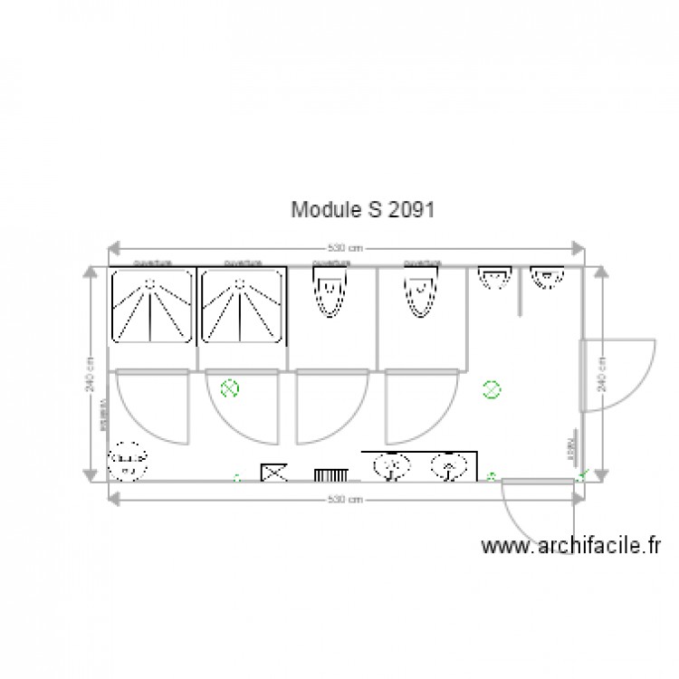 Module S 2091. Plan de 0 pièce et 0 m2