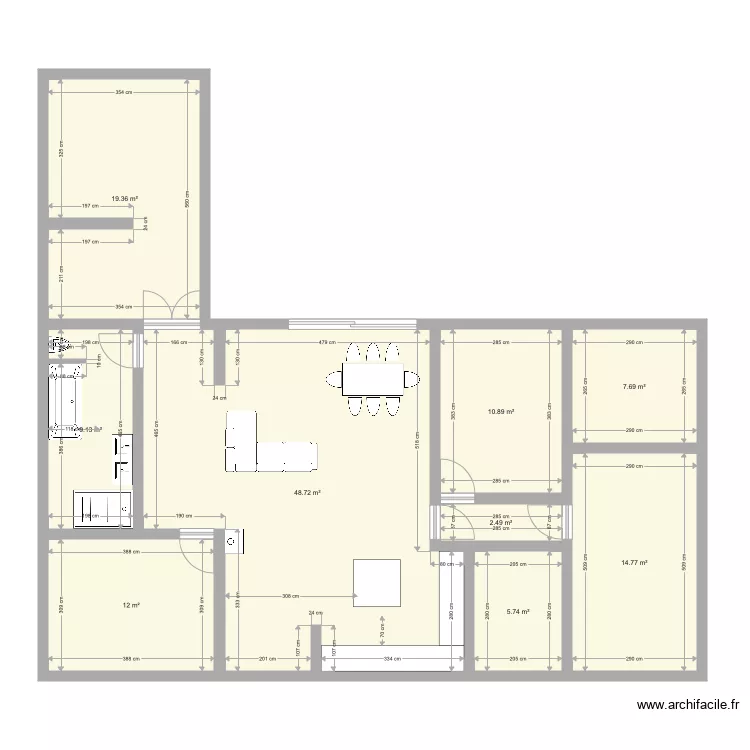 GARNERANS MAISON GENERAL. Plan de 