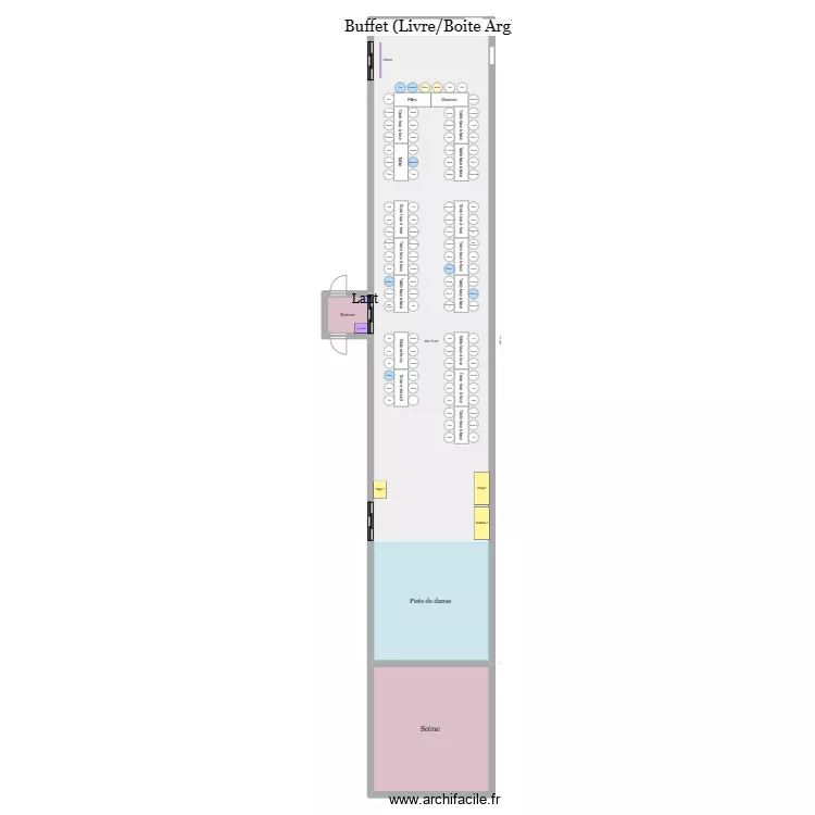 Plan Mariage. Plan de 