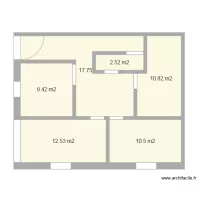 plan 80 m2 amenag&eacute; a