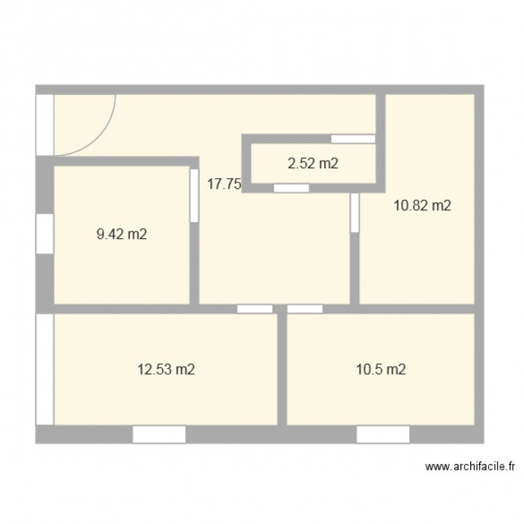 plan 80 m2 amenagé a. Plan de 0 pièce et 0 m2