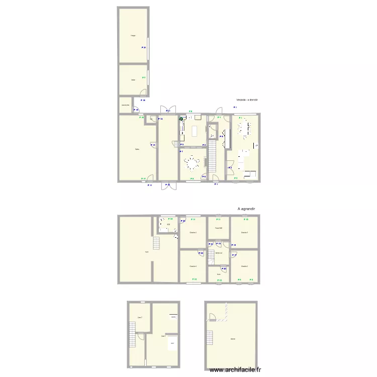 Plan deco Sara et comment Dom. Plan de 