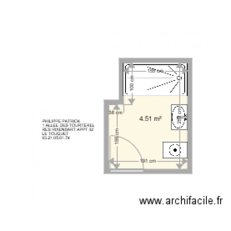 PHILIPPE PATRICK. Plan de 0 pièce et 0 m2