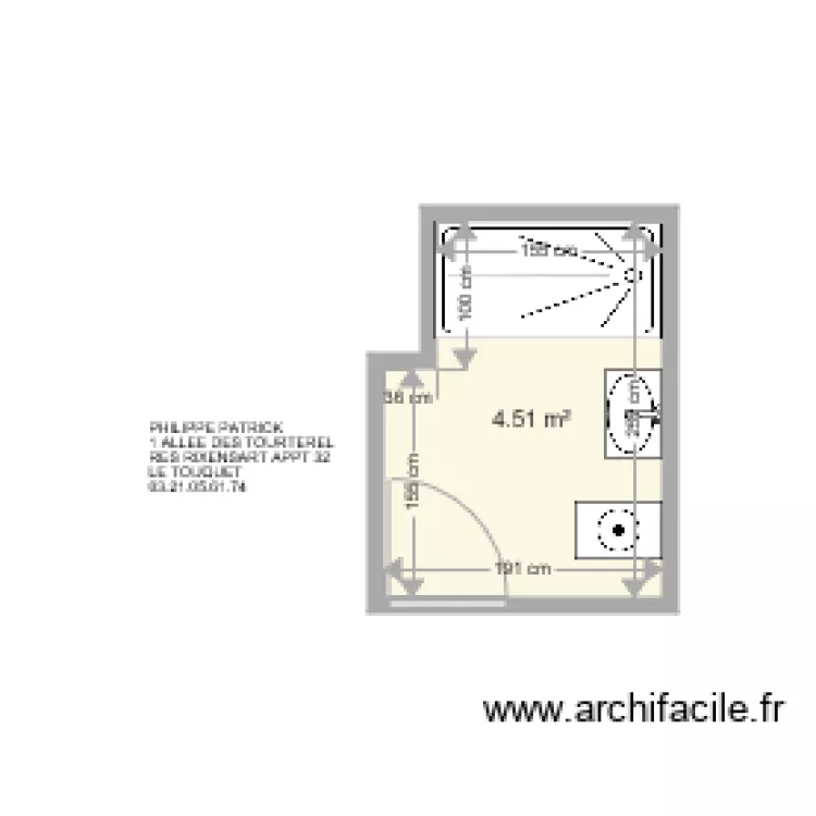 PHILIPPE PATRICK. Plan de 