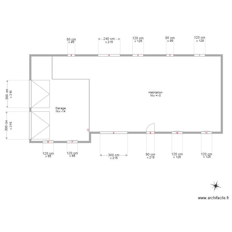 NOUVEAU ARR menuisere. Plan de 0 pièce et 0 m2