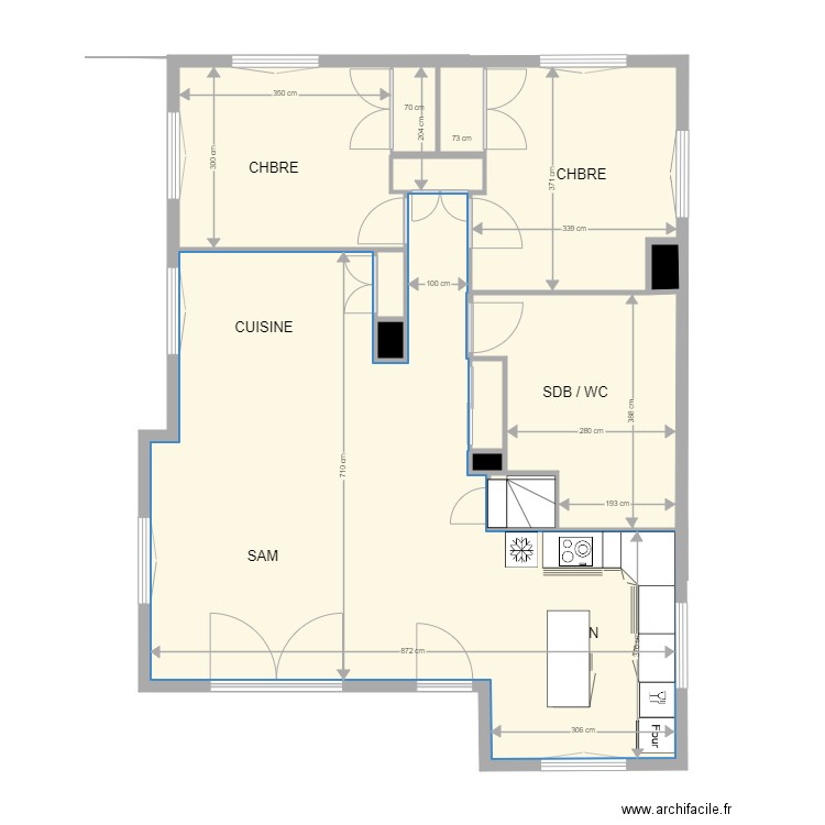 plan 2 Lysa Brandon ECHELLE 1 50. Plan de 0 pièce et 0 m2