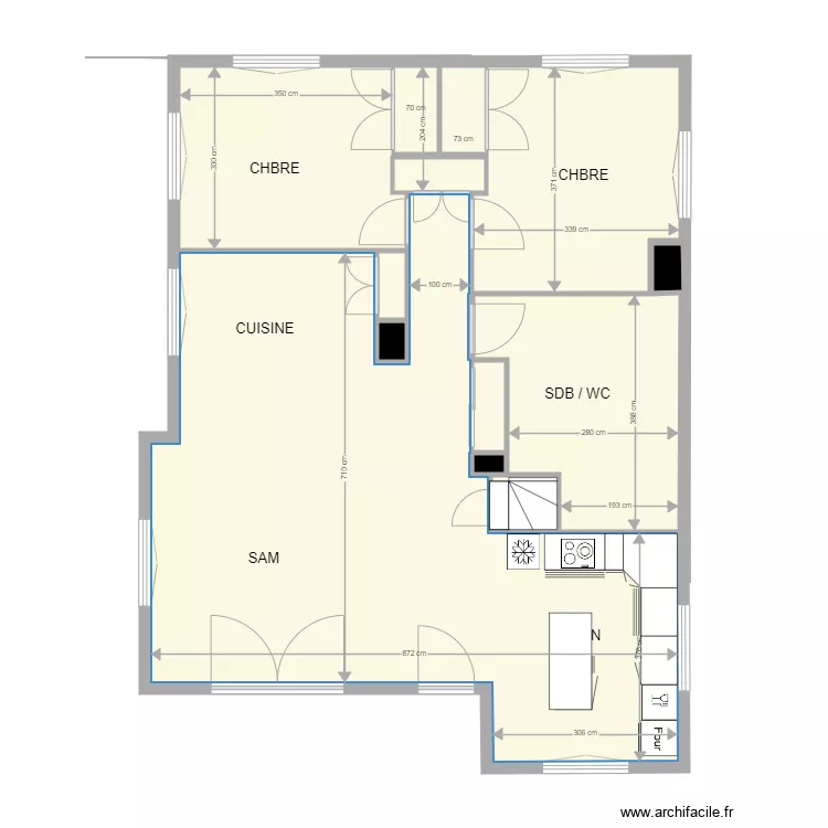 plan 2 Lysa Brandon ECHELLE 1 50. Plan de 