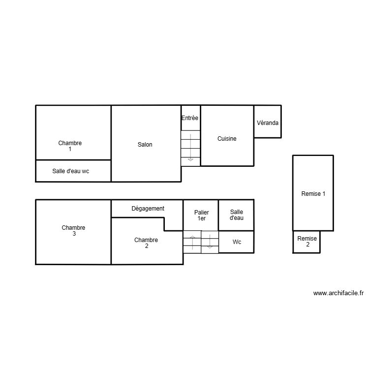 PENMARCH LECLEACH. Plan de 