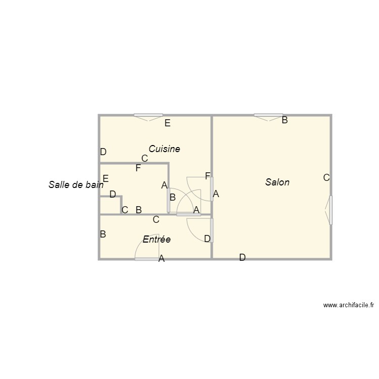 Croquis MAUPEU. Plan de 0 pièce et 0 m2