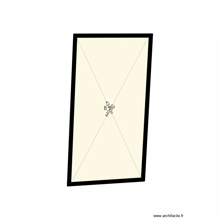 darchen rdc. Plan de 