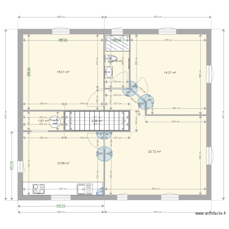 lambert violet 1er etage projet. Plan de 0 pièce et 0 m2