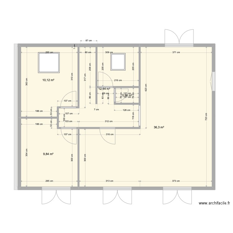 maison robert 2. Plan de 8 pièces et 142 m2