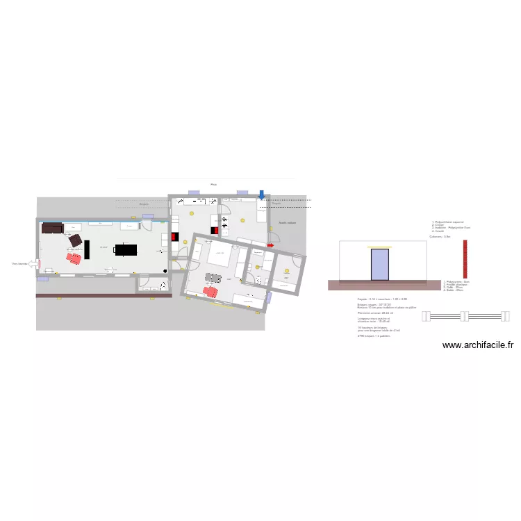 Plan extension amis. Plan de 