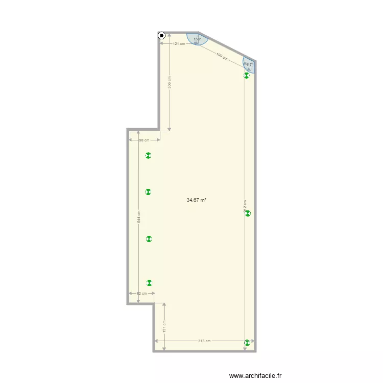 terrasse bourdier. Plan de 