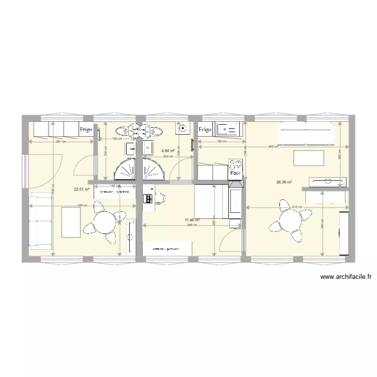 Marnaz Atelier Fa&ccedil;ade. Plan de 