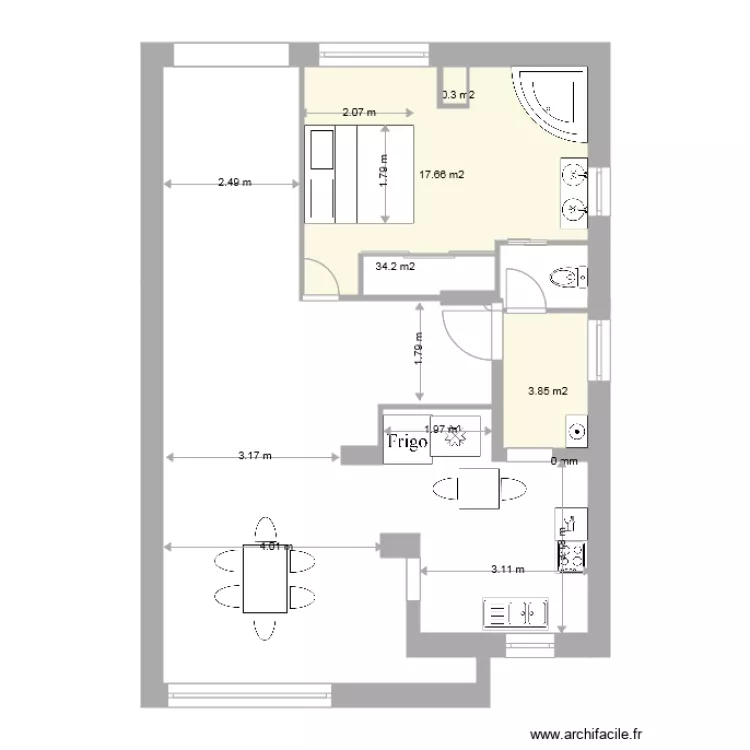 RDC 1 B. Plan de 