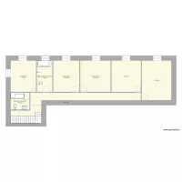 Plan &eacute;tage Maison cote billiard