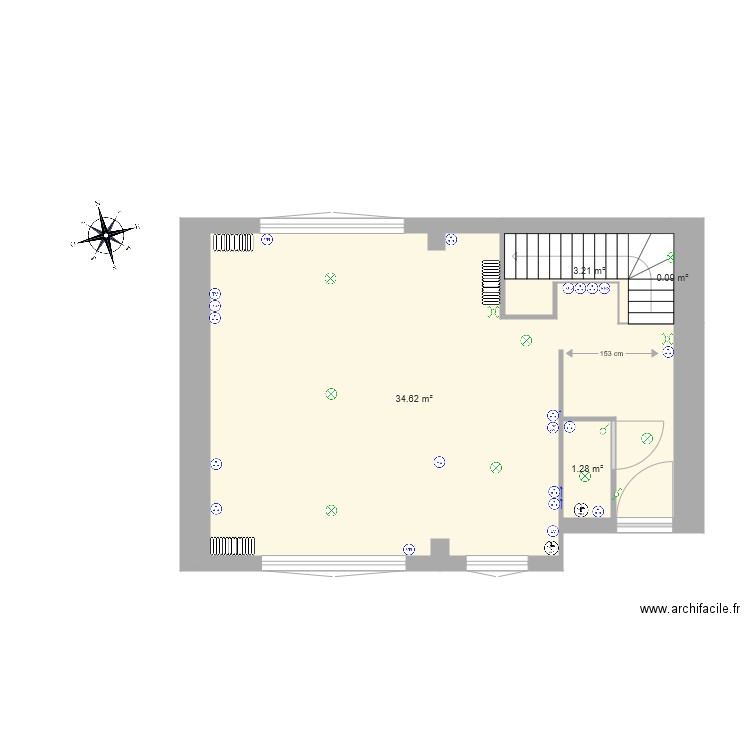 Maison ini 1707. Plan de 0 pièce et 0 m2