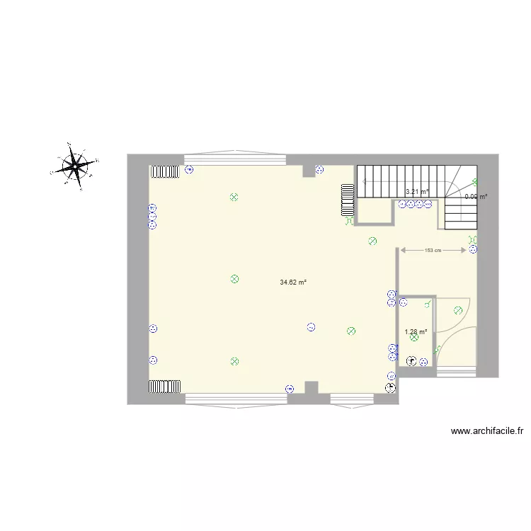 Maison ini 1707. Plan de 
