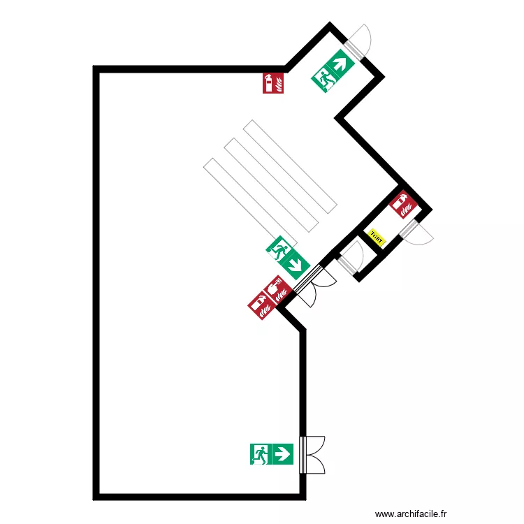 Chemin ste marthe. Plan de 