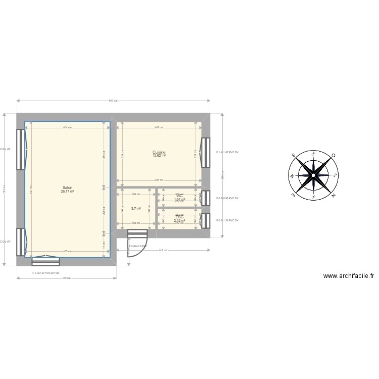 PELISSIE. Plan de 0 pièce et 0 m2