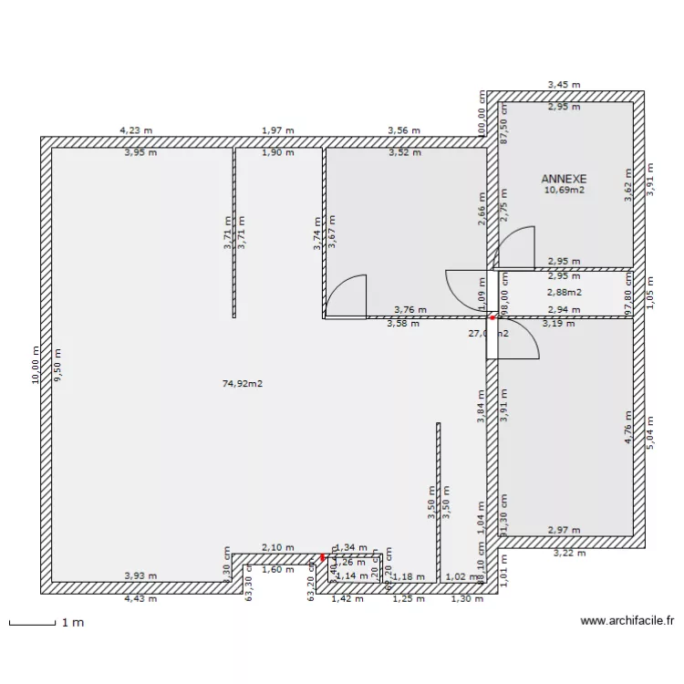 MAISON2. Plan de 