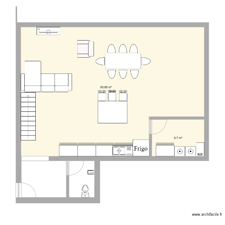 maison. Plan de 0 pièce et 0 m2