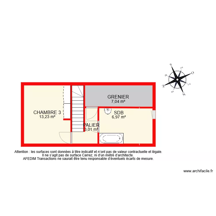 BI 8310 ETAGE 2. Plan de 